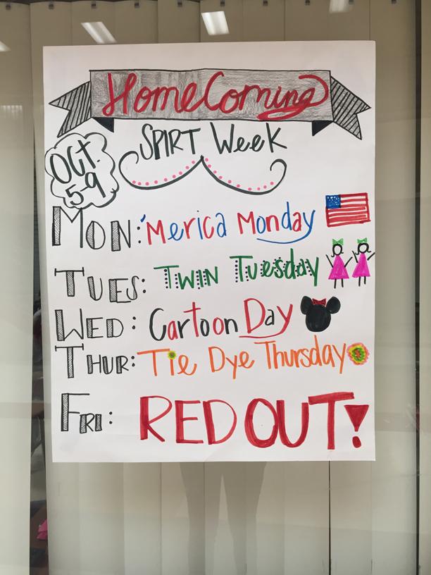 Student+Council+prepping+for+Homecoming+Week