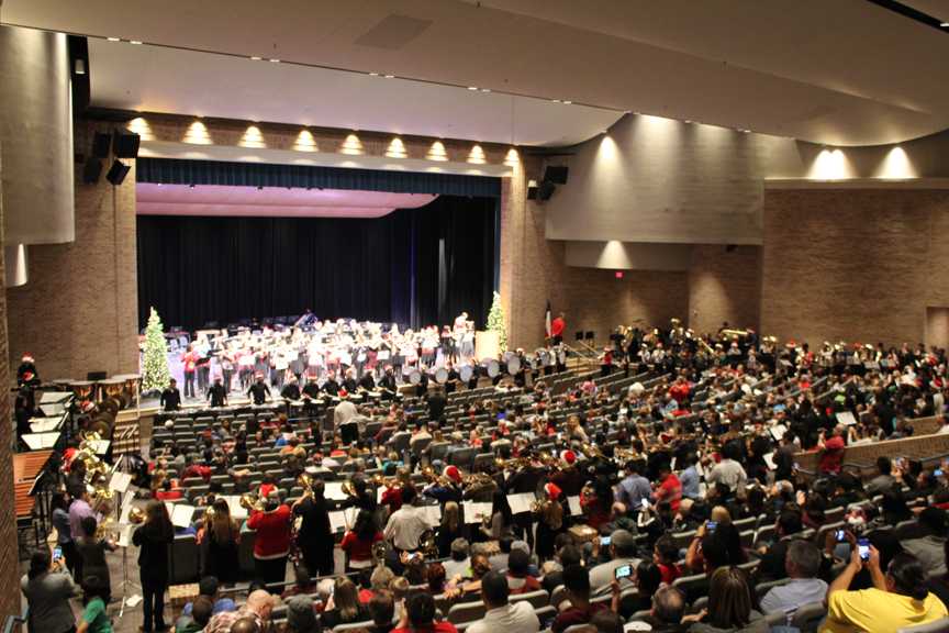 Band concludes fine arts holiday concert season