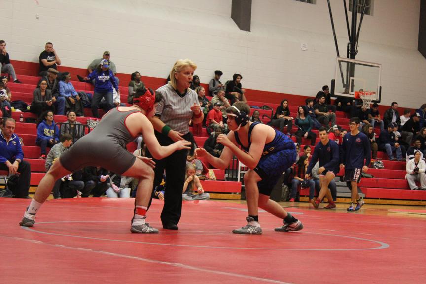 Wrestling+starts+off+their+season+strong