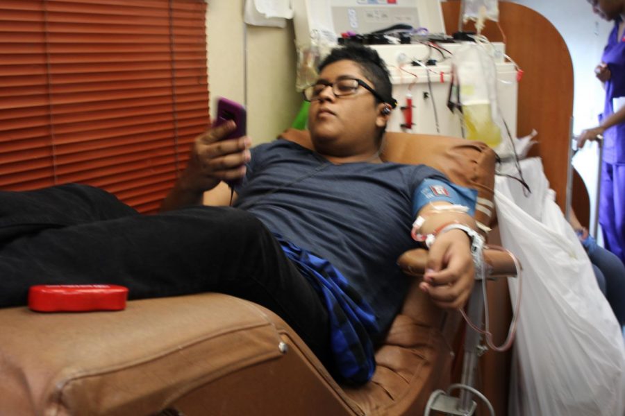 Judson donates 201 units of blood