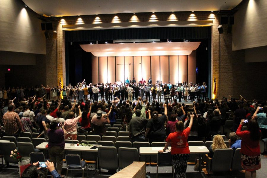 Band ends their year with spring concert; announce new drum majors