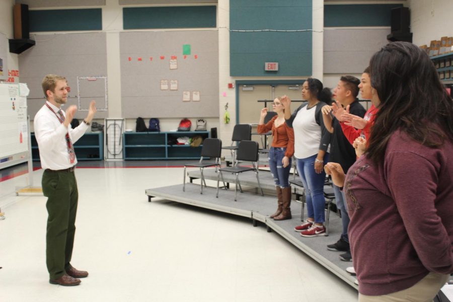 Mr. David Short works with Cantante, the highest level of choir at Judson. Short is also the department head for fine arts.