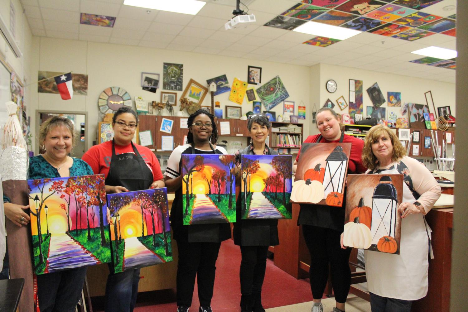 Art department host first Painting Without A Twist – The Fuel Online