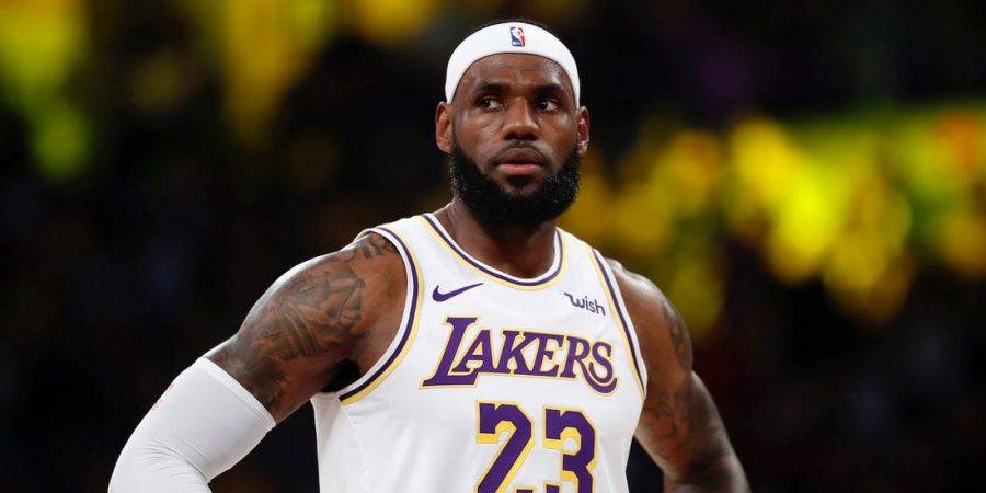 LeBron+James+is+an+American+professional+basketball+player+for+the+Los+Angeles+Lakers+of+the+National+Basketball+Association.+Often+compared+to+Michael+Jordan+for+the+title+of+the+greatest+basketball+player+of+all+time%2C+his+accomplishments+include+three+NBA+championships%2C+four+NBA+Most+Valuable+Player+Awards%2C+three+NBA+Finals+MVP+Awards%2C+and+two+Olympic+gold+medals.+James+has+appeared+in+fifteen+NBA+All-Star+Games+and+been+named+NBA+All-Star+MVP+three+times.+He+won+the+2008+NBA+scoring+title%2C+is+the+all-time+NBA+playoffs+scoring+leader%2C+is+fourth+in+all-time+career+points+scored%2C+and+is+ninth+in+all-time+assists.+He+has+been+voted+onto+the+All-NBA+First+Team+twelve+times+and+the+All-Defensive+First+Team+five+times.