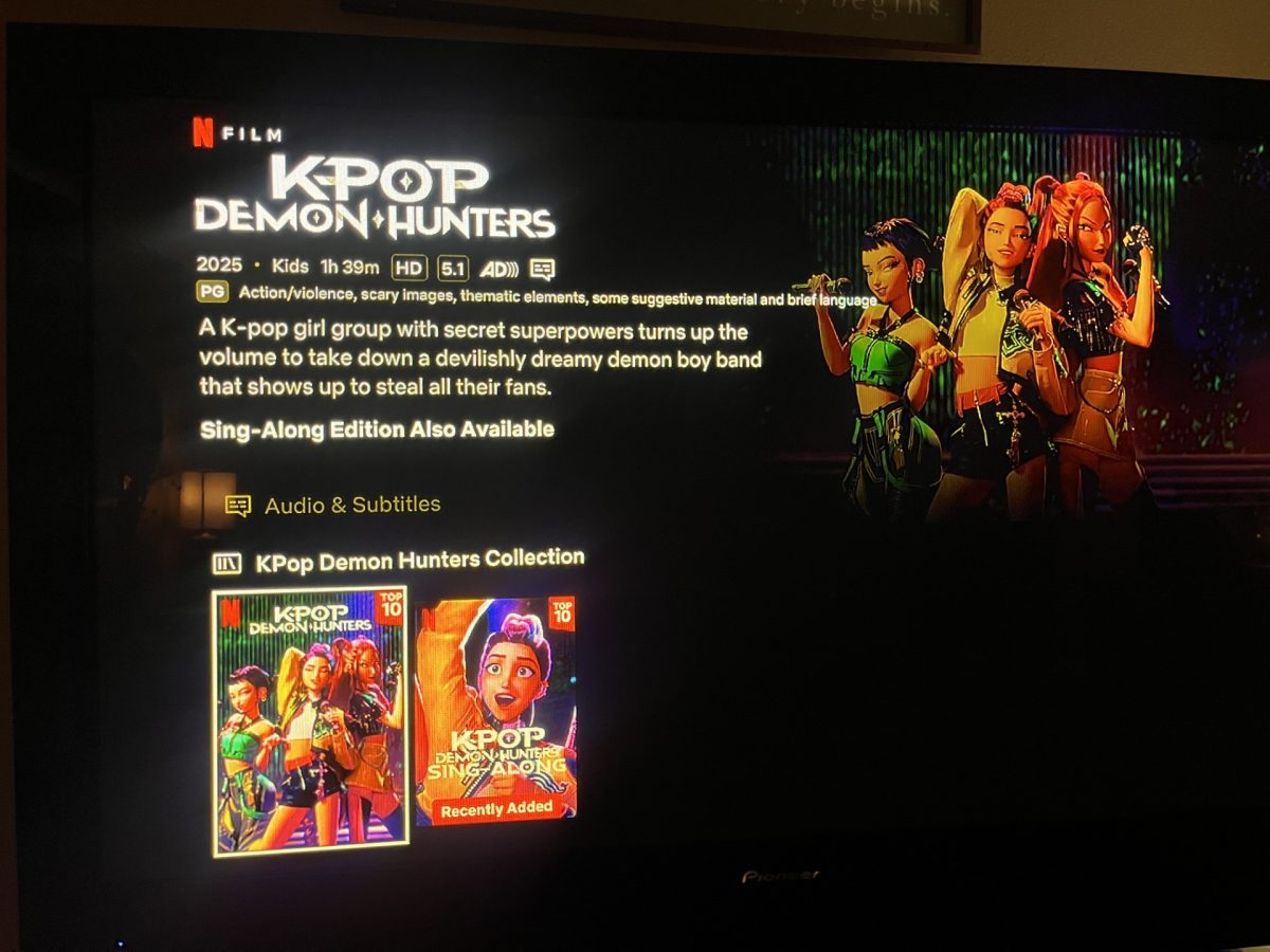 Both versions of KPop Demon Hunters are featured on the Netflix top ten movies.